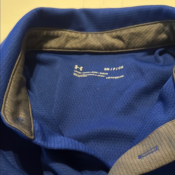 Under Armour Blue Performance Polo Shirt - Picture 3 of 3